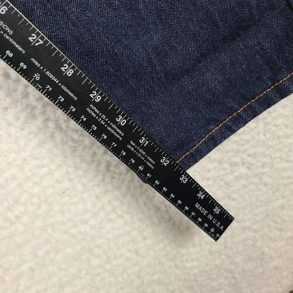 Levi's 505 Jeans Mens 40 x 32‎ Straight Leg 100% Cotton Blue Dark Wash